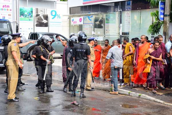 Police tear-gas IUBF protest