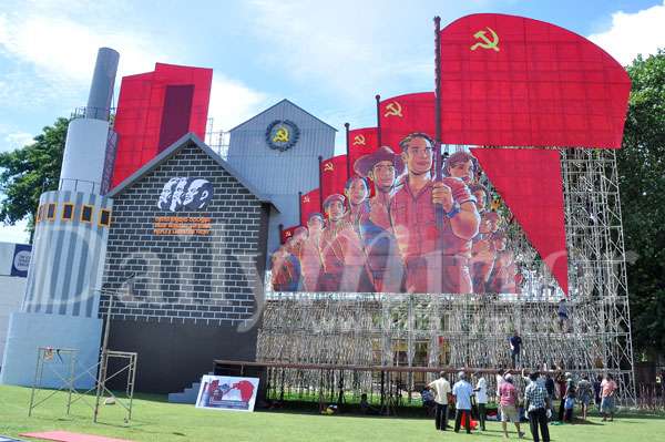 JVP May Day preparations