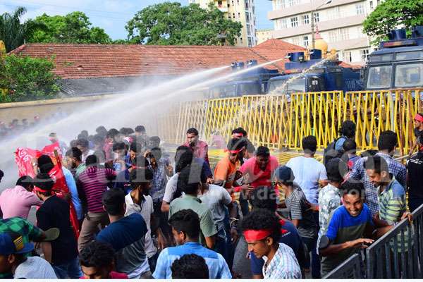 Anti-SAITM protest teargassed