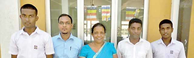 Karunarathna Maha Vidyalaya students assemble and fly tiny aircraft