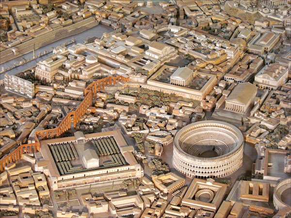 Spends over 35 years to model ancient Rome