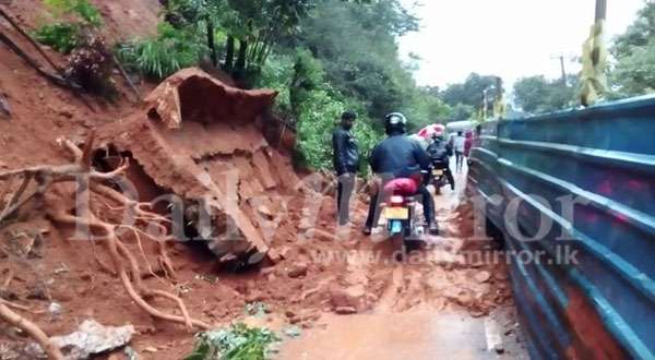 Earth embankment collapses