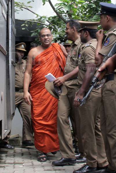 Ven. Gnanasara Thera sentenced