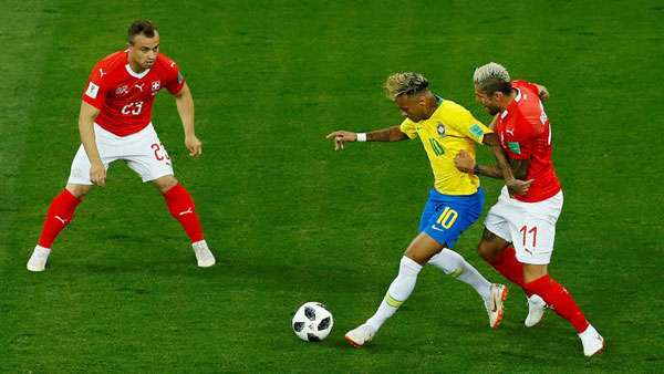 Battle between Brazil and Switzerland