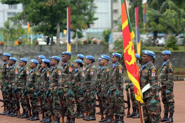 UN Peacekeeping members' Parade