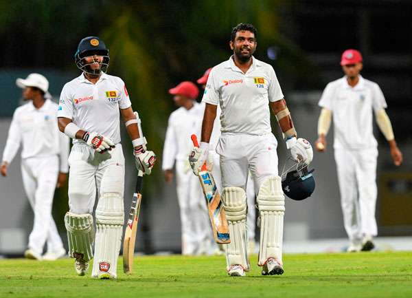 SL closing in on victory over Windies 