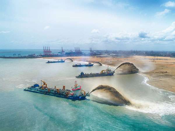 Port City dredgers at work