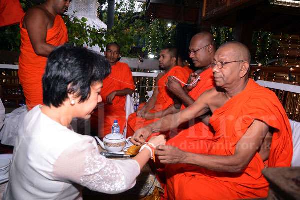 Bodhi Pooja for rescued Thai boys at Gangarama Temple