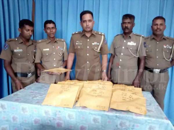  Abandoned 5.5 kgs of heroin found in Sampur