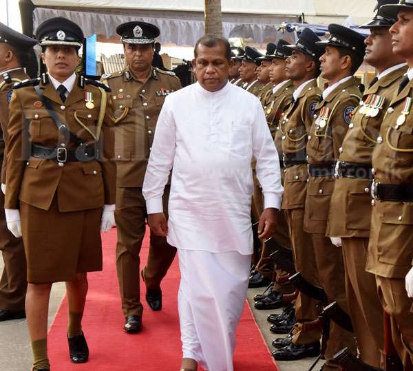 Guard of Honour by woman SP