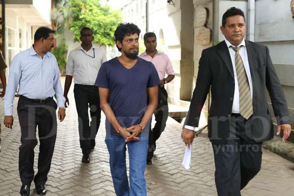 Navy Sampath produced in Court