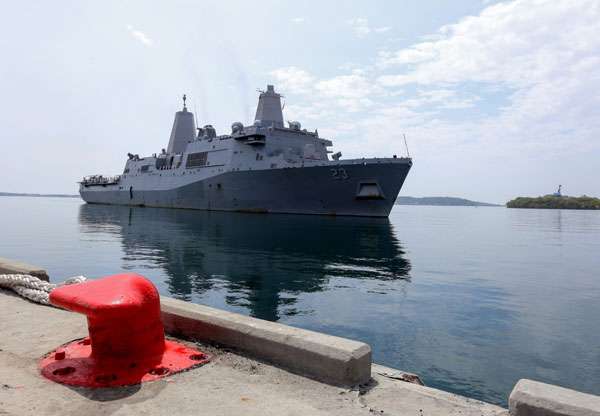 USS Anchorage arrives in SL