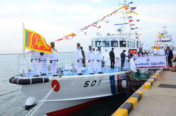 Two Japanese Coast Guard vessels commissioned