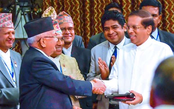 BIMSTEC Chairmanship handed over to President