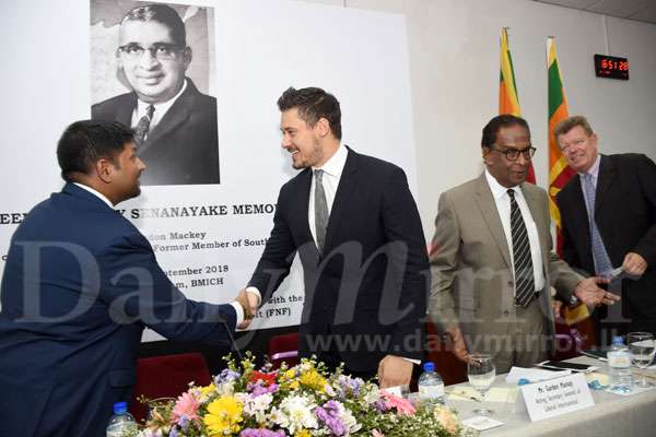 18th Dudley Senanayake memorial lecture at BMICH