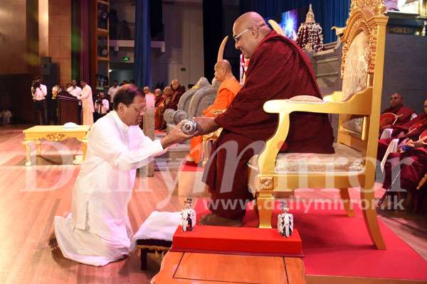 Ninth Mahanayake post to Ven. Dr. Sri Sumangala Thera