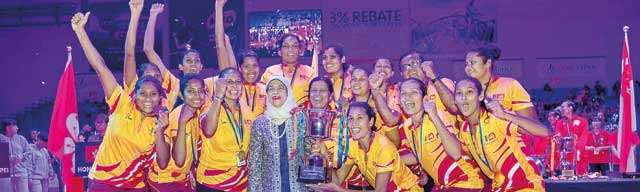 Asian netball champions felicitated in Kandy