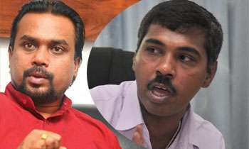 Parliament suspends Wimal, Prasanna