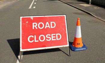 Lotus Road closed due to protest
