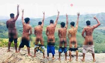 Taking semi-nude photos: Three youths released