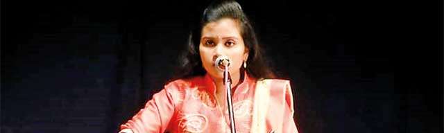 An evening of Hindustani music Hindustani Vocal Recital by Sri Lankan artiste Ms. Lipuri Lesanika Pe