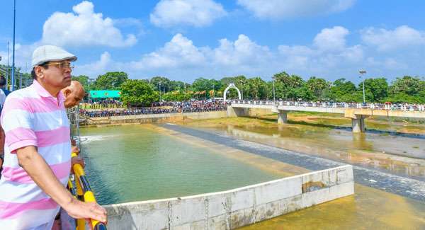 Prez declares open Iranamadu Tank  