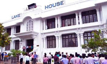 Security tightened outside Lake House