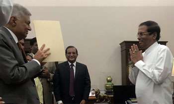 Ranil sworn in as Prime Minister