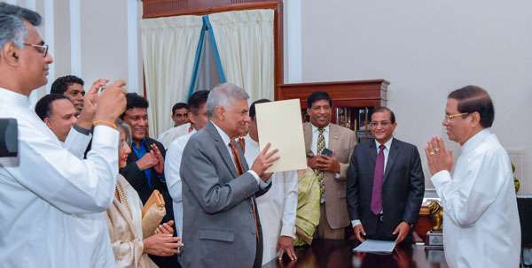 RW sworn in as PM