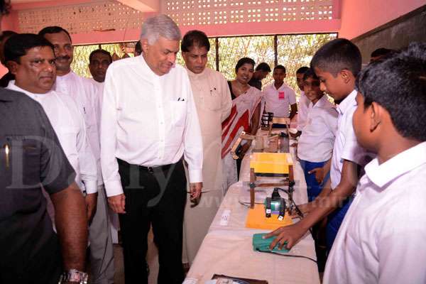 PM at Karandeniya M/V jubilee celebrations