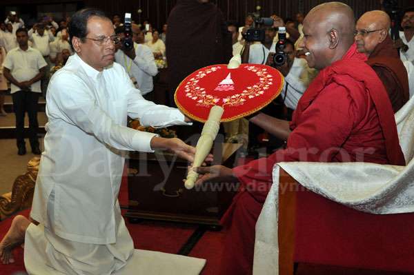 Chief Incumbent of Long Island Buddhist Meditation Centre felicitated