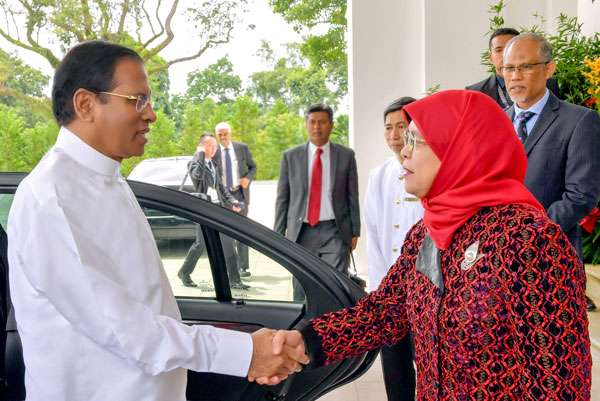 MS meets Singapore President