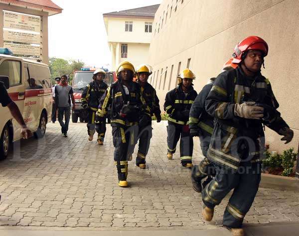 Fire drill at WPC building