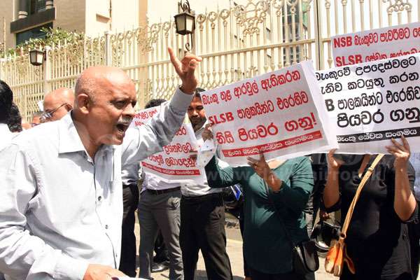 BOC employees in protest 