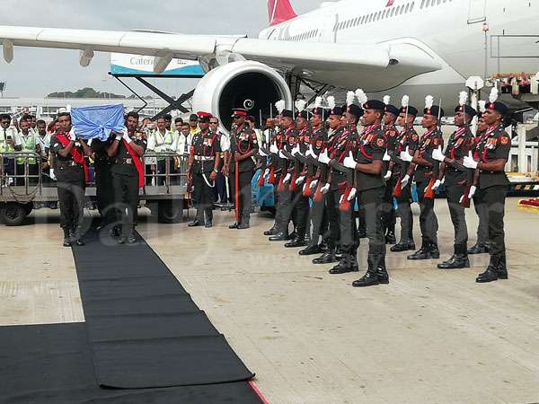 Peacekeepers brought back home