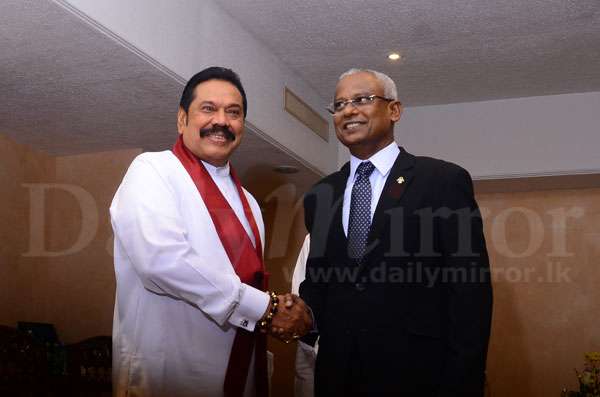 MR meets Maldives President