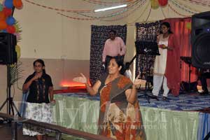 Hospital staff sing and dance