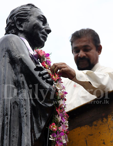 Birth anniversary of Anagarika Dharmapala