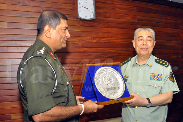 Video: China’s military official meets Gen. Jayasuriya