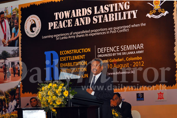 Towards lasting peace and stability