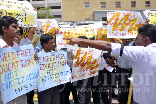 Medical students protest over grenade attack