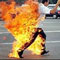 Indian man attempts self-immolation over SL