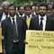 Protest attack on JSC