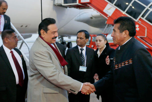 President receives warm welcome