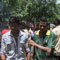 Protesting against water pollution