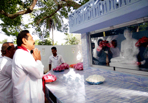 President opens Dharma Shalawa 