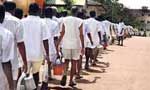Special dress for prisoners during PT