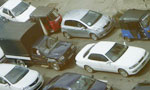 Heavy traffic in Colombo Fort