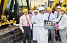 UTE delivers Cat excavators to govt.’s Climate Resilience Improve Project