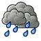 Showers expected in next 24 hours